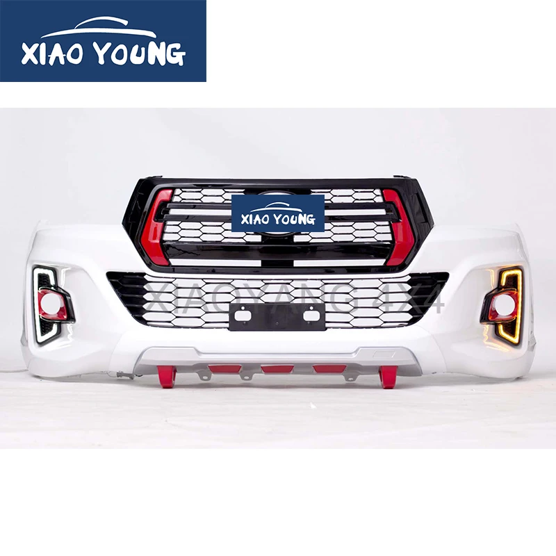 
Hilux Revo обновление Hilux Rocco Body Kits 2018 + с дневными ходовыми огнями 