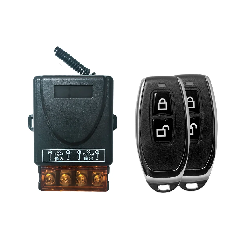 china switch manufacturer DC12v 24v 36v 48v 60v 72v 1ch Relay Wireless Rf Receiver Wireless Remote Control Switch for motor