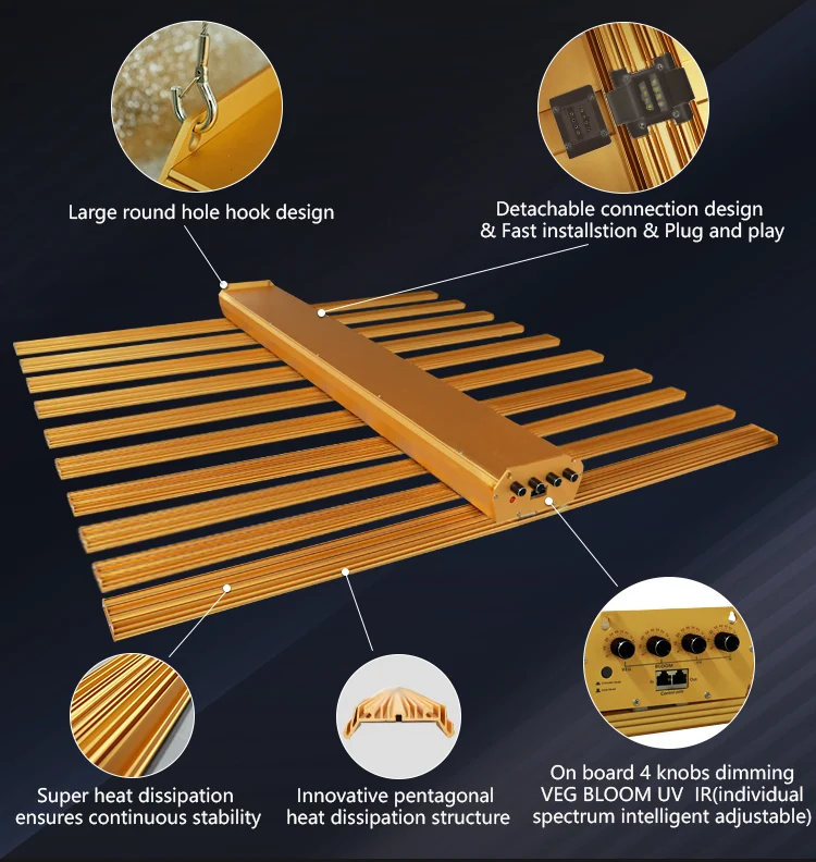 led grow light full spectrum uv ir 1100 watt lm smart bar samsung grow led light lm301 bar grow lamp for greenhouse plant