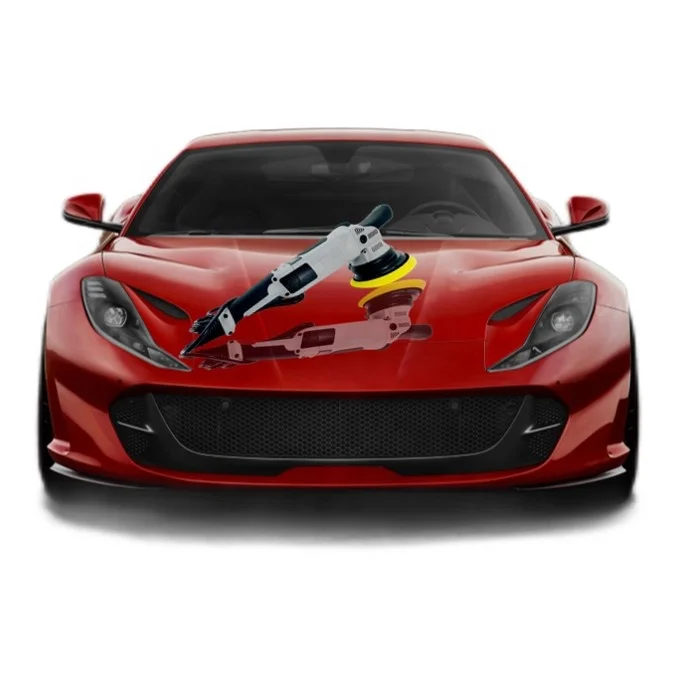 New design car polisher dual action 15mm 5 inch backing plate 810w 6 variable Speed  50hz 110v 230v 1650-4800rpm car buffer