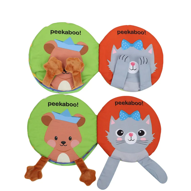 Customized Eco-friendly Toy Education Educational Toys Peek-a-boo Cloth Book