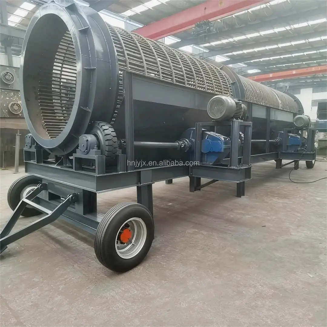Manufacturer Sales Gts1530 Trommel Screener Stone Soil Aggregates Mining Drum Sand Screen Equipment For Sale