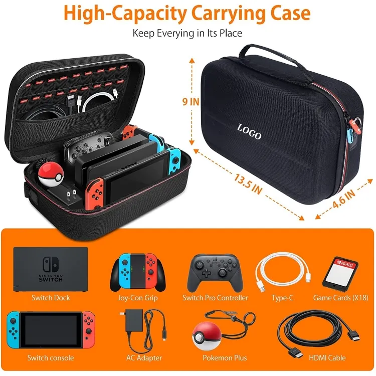 Hestia Goods Carrying Case Compatible with Nintendo Switch