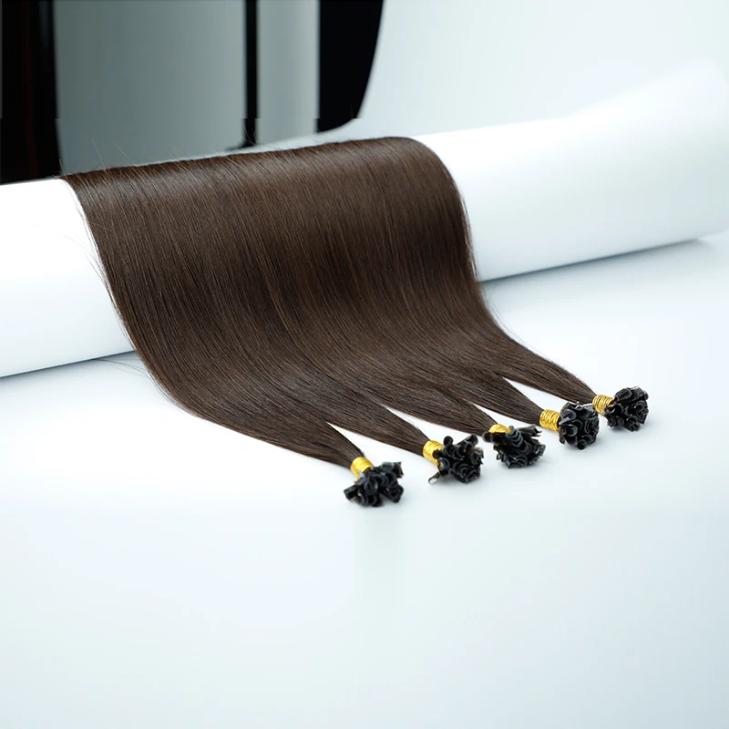Wholesale Hot Sale Popular u Tip Hair Extensions Human Hair In Factory Price Keratin Hair Extensions