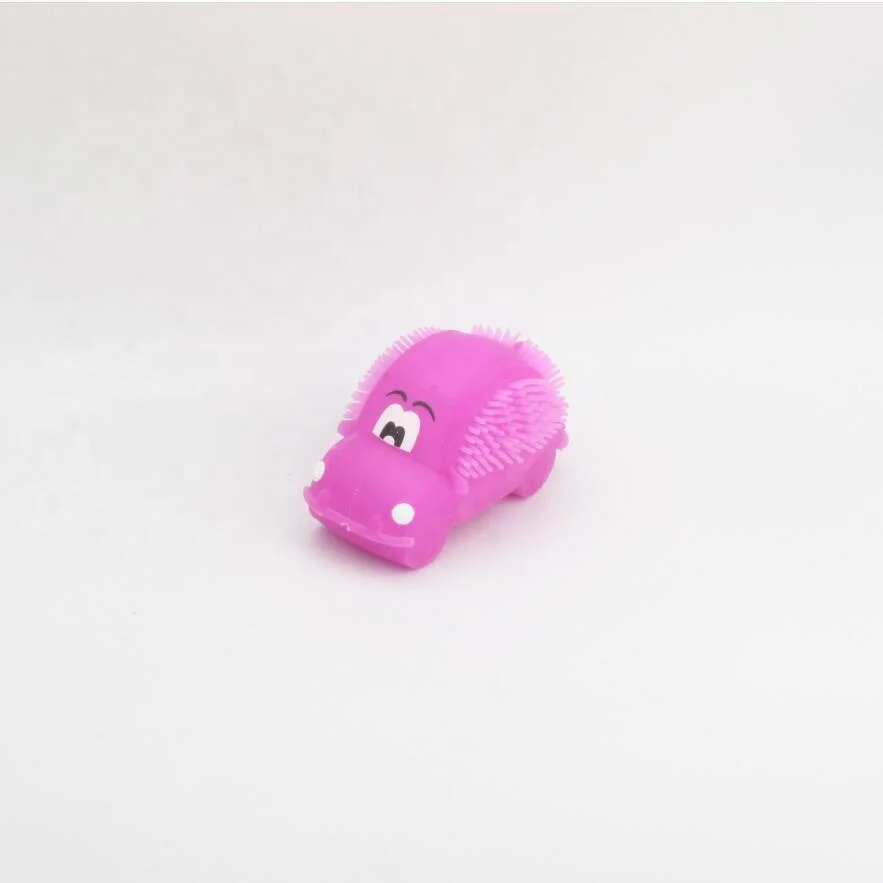 XTQ new arrival mini car shape puffer ball toys capsule squishy small soft toys ball