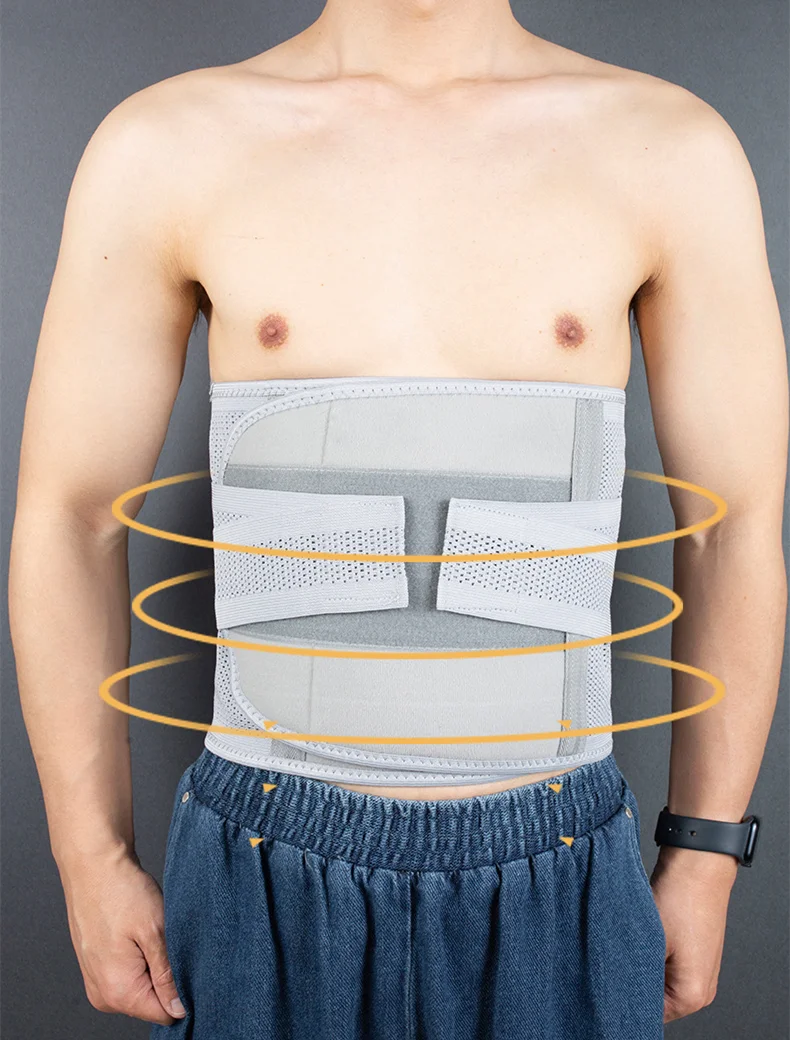 High Quality Breathable Compression Waist Support Fitness Lumbar Waist Brace Wrap Back Braces For Lower Back Pain Waist Trainer