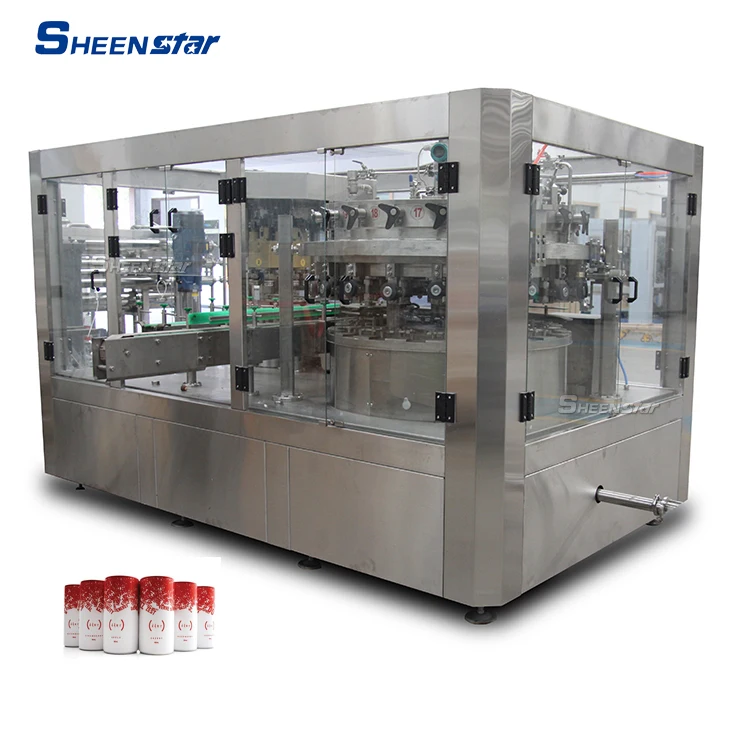 Canned beverage / juice / beer making can filling  machine