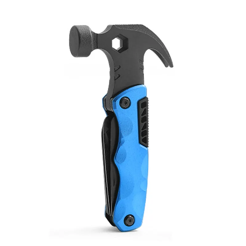 Uppye 12 in 1 Multi-Functional Hammer Multitool Camping Accessories Survival Gear and Equipment Gadgets