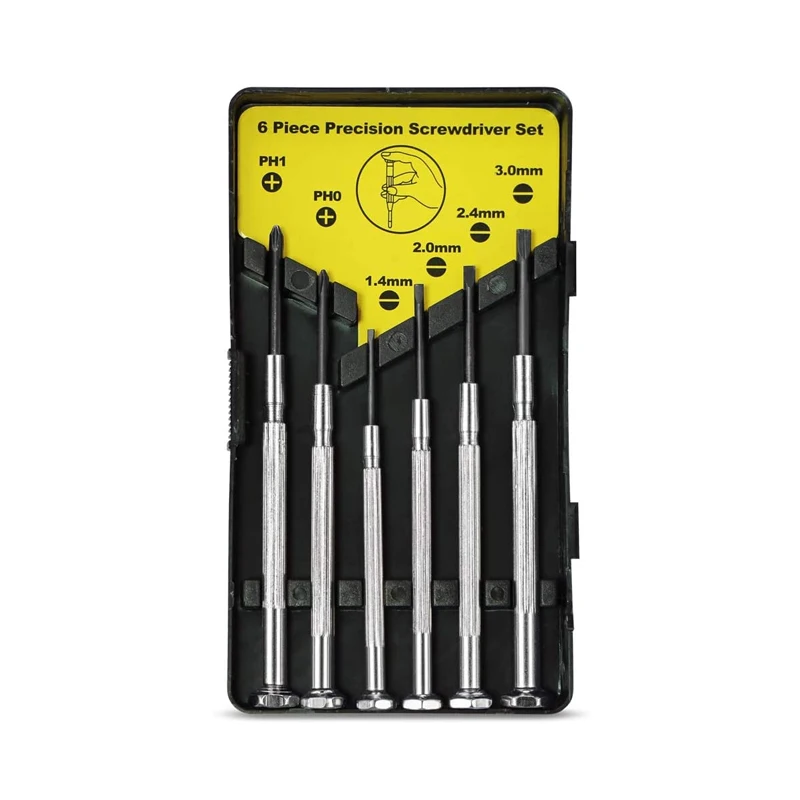 6PCS Precision Small Screwdriver Set for Jewelry Watch Eyeglass Repair