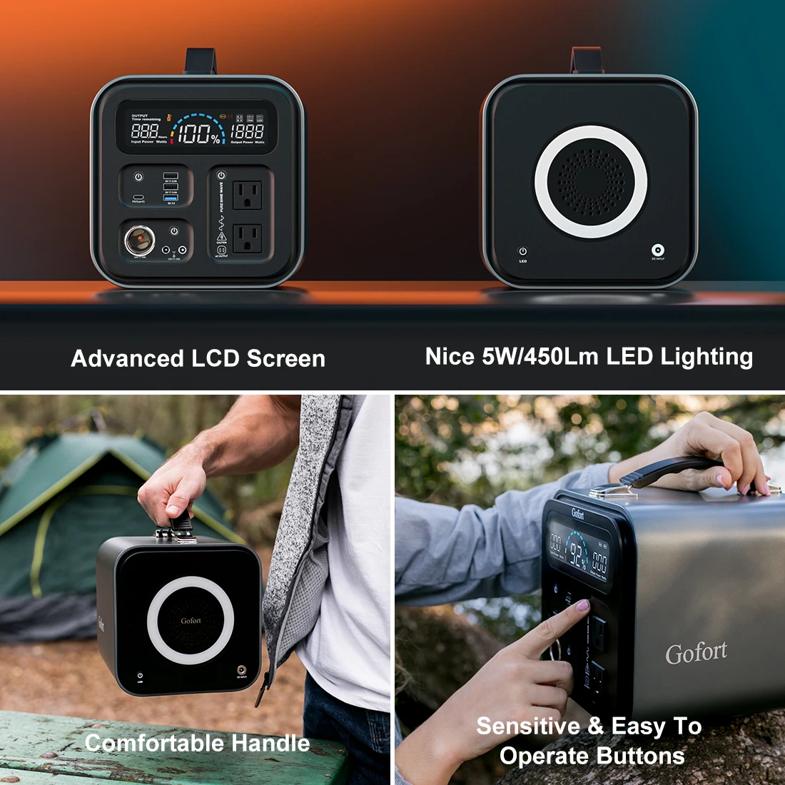 Wholesale Mini Portable Electricity Banks Solar Powered Generator camping 500w power bank 220v portable power station