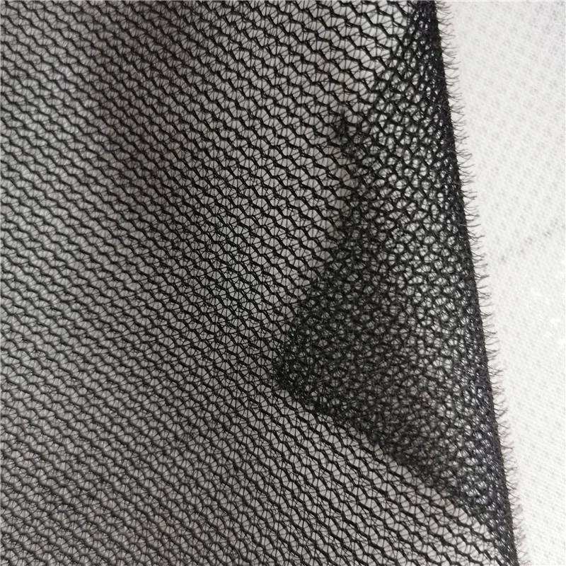 knitted polyester mesh fabric anti-skid  cloth 140 gsm   for XPE  or  pvc car  mat material