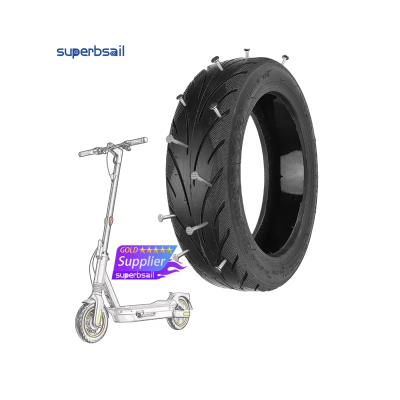 Superbsail EU STOCK Tubeless Tire Built in Glue Rubber 60/70-6.5 Self Repair Explosion Proof Ninebot G30 Max G30D E-scooter