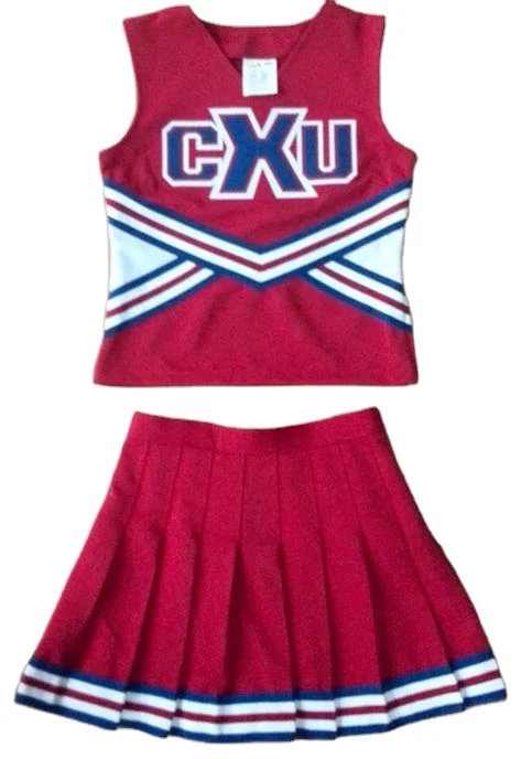 New cheerleading costumes for cheerleaders with 100% heavy polyester