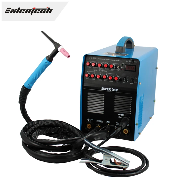 Smart Portable 4 in 1 TIG CUT MMA ARC ACDC TIG Welder for Pulse Aluminum Welding Machine