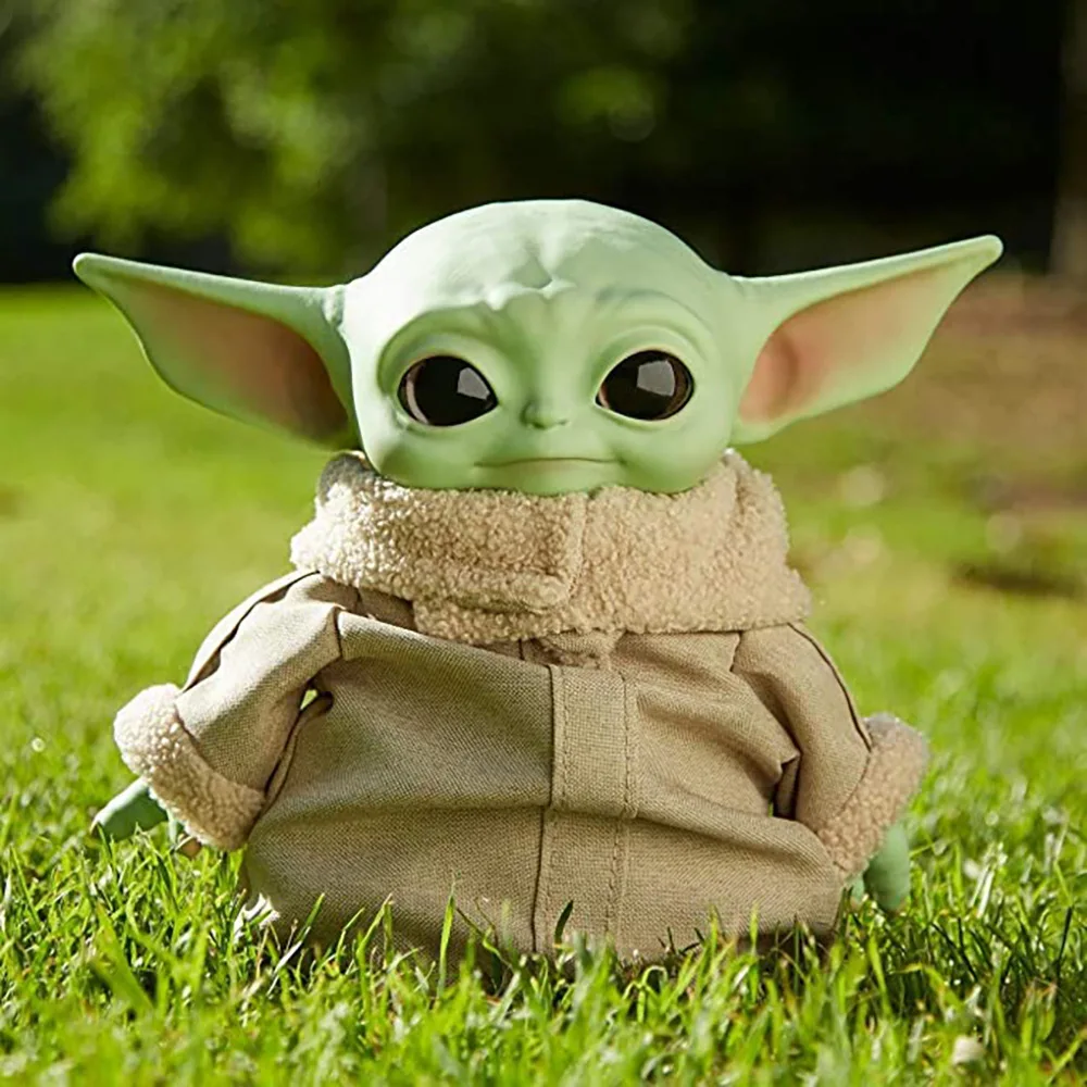 CL830 Stuffed Plush Toys Baby Yoda Aliens Toys Wearing Clothes Big Eyes Kids Action Figure Child Yoda Toys