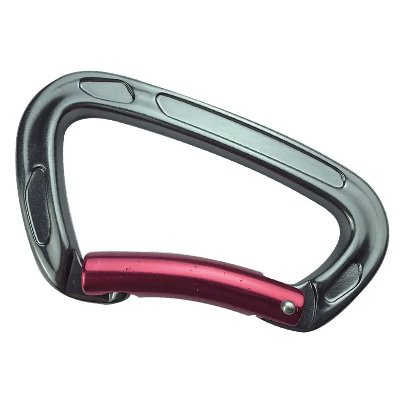 Wholesale Rescue Aerial Work Aluminum Bent Gate Carabiner For Rock Climbing