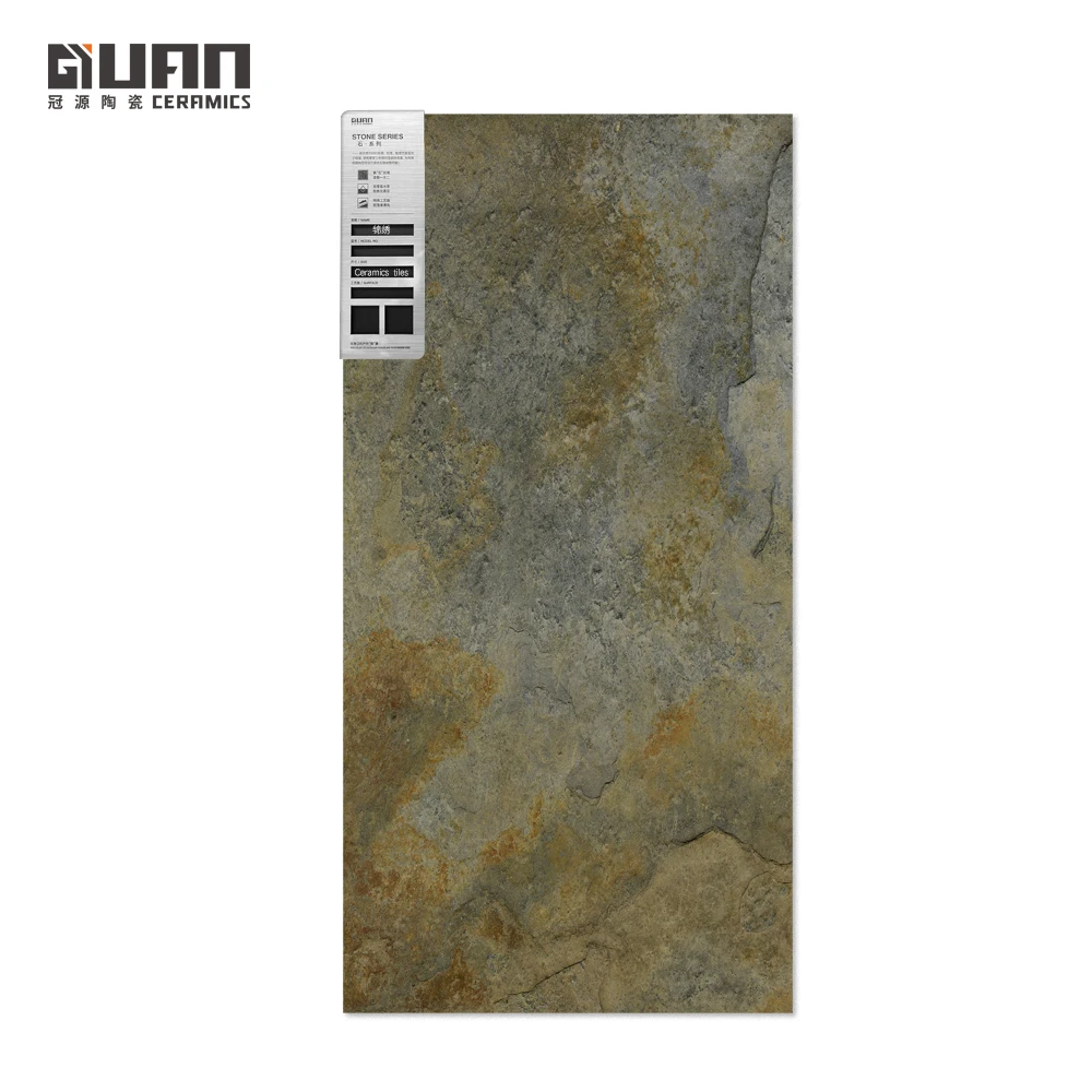 Modern Outdoor Pool Tile Grey slate Look Tiles for Non-Slip Swimming Pool Porcelain Floor Ceramic Mosaic