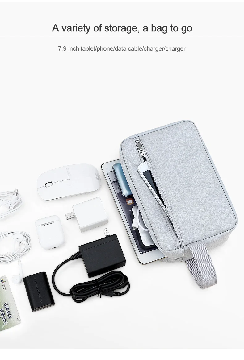 Wholesale Usb Charge Cable Organizer For Travel Waterproof Digital Electronics Accessories Storage Pouch Portable Mouse Cases