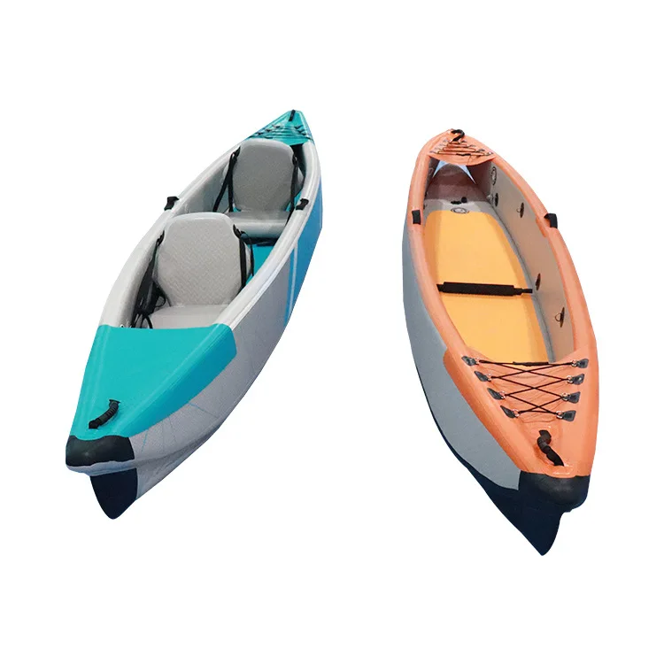 Inflatable Brushed Double Kayak KAYAK Thickened PVC Wear-resistant Fishing Boat Canoe Drift Boat