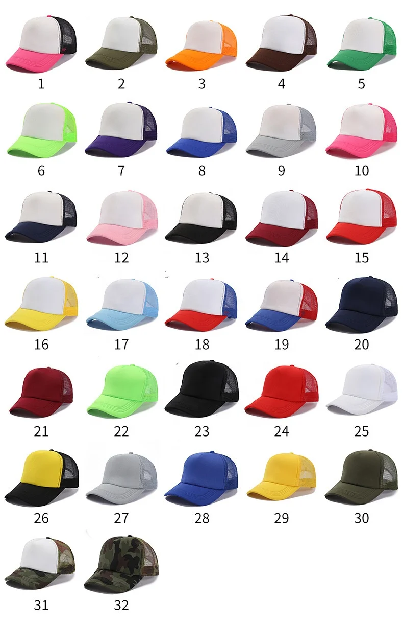 2024 France paris Sports Foam Mesh Baseball Cap Custom Sponge Hat Casquette Homme Gorra Snapback Unisex Style Trucker Cap