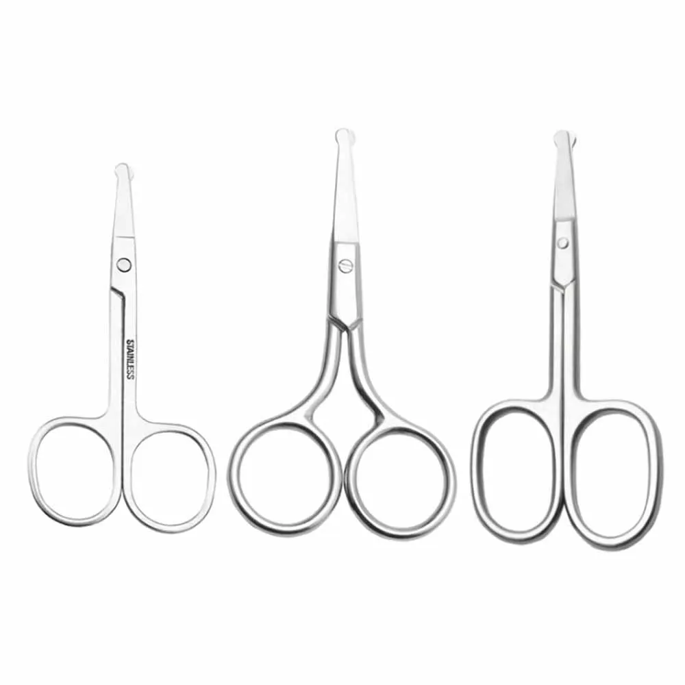 Manufacturer Directly Selling High quality stainless steel Rounded Safety Nose hair