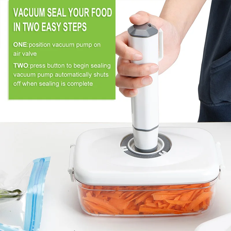 OOTD Electric Handheld Vacuum Sealer Rechargeable Commercial Mini Vacuum Sealer for Food Storage
