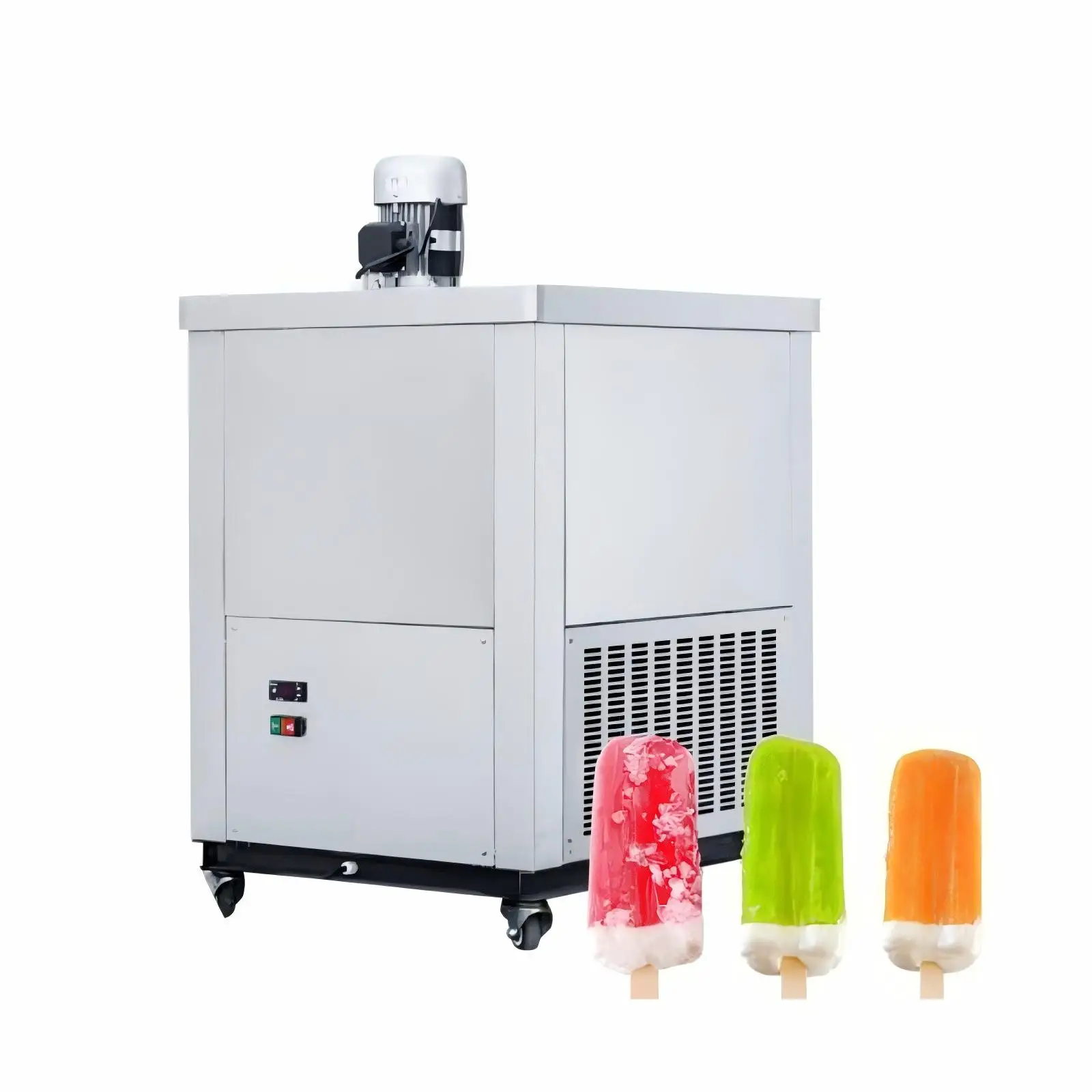 Commercial Automatic Small Popsicle Maker High Productivity Ice Cream Lolly Lollipop Water Milk Machine Motor Used South Africa