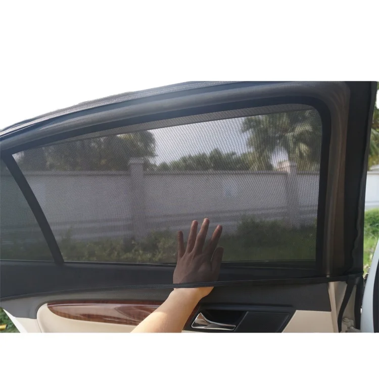 Регулируемый солнцезащитный сетчатый чехол для боковых окон автомобиля