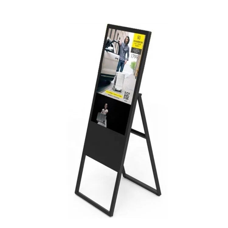 Vertical Digital Signage Display Advertising Standing Poster For Hotel