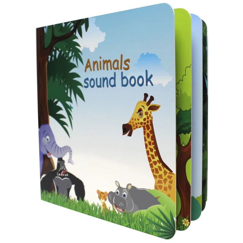 High quality product Khmer sound book and  baby sound book module kid learning activity music book