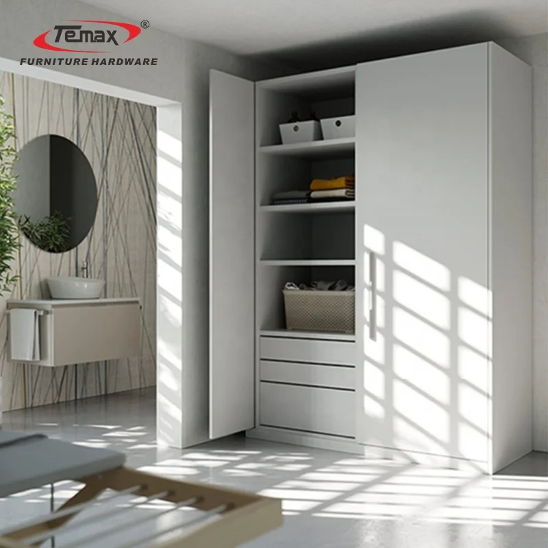 Temax M73G Rotating Wardrobe Door System Space-Saving Sliding Door for Wardrobes furniture accessories wardrobe hardware