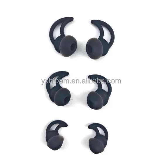 Silicone Sleeve Earbuds Ear Buds Ear Tips Compatible with QC20 QC30 Earphone Repairing Parts Spare Parts