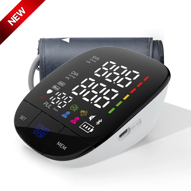 50% Discount Best Heart Beat Automatic With Large Display Screen Blood Pressure BP Monitor Machine