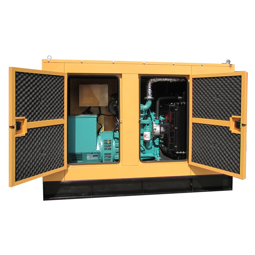 5/15/25/35/50/80/100/120/150/180/200/250 KW KVA water cooled 3P super silent diesel generator set