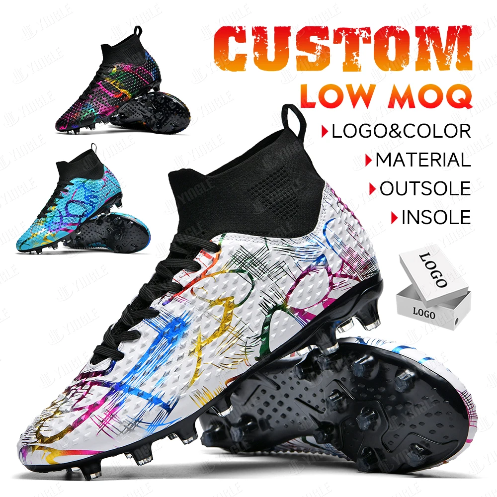 Boots,Futbol Godasse Crampon Chimpunes Teni Guayos Pupos Wholesale FG Grip Sport Stud Custom Football Soccer Cleat Shoes For Men