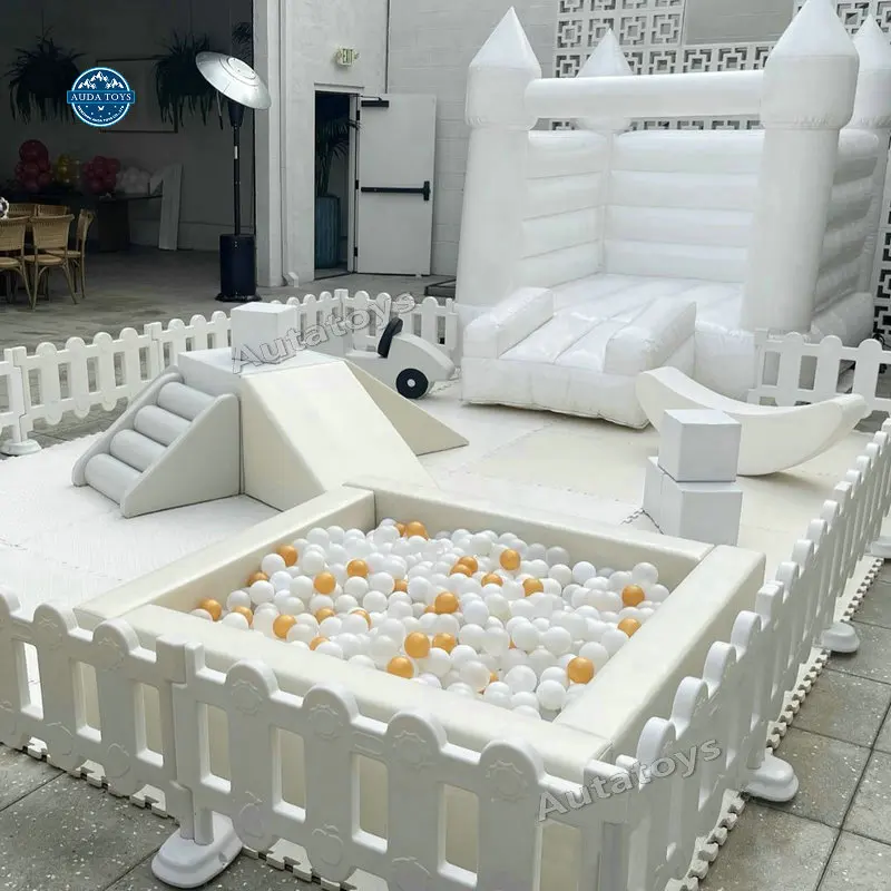 Hot new soft foam soft play equipment farm indoor white soft play sets for kids soft play soft play mats and fences