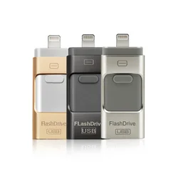 Waterproof Metal OTG Usb Flash Drive 4G 8G 32G 64GB Pendrive Memory Usb Stick Otg Usb 3.0 4.0 Flash Drive For iphone Smartphone