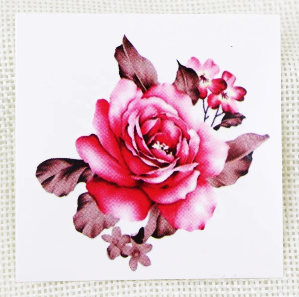 Горячая продажа водонепроницаемые моющиеся Цветочные временные тела Переводные татуировки наклейки