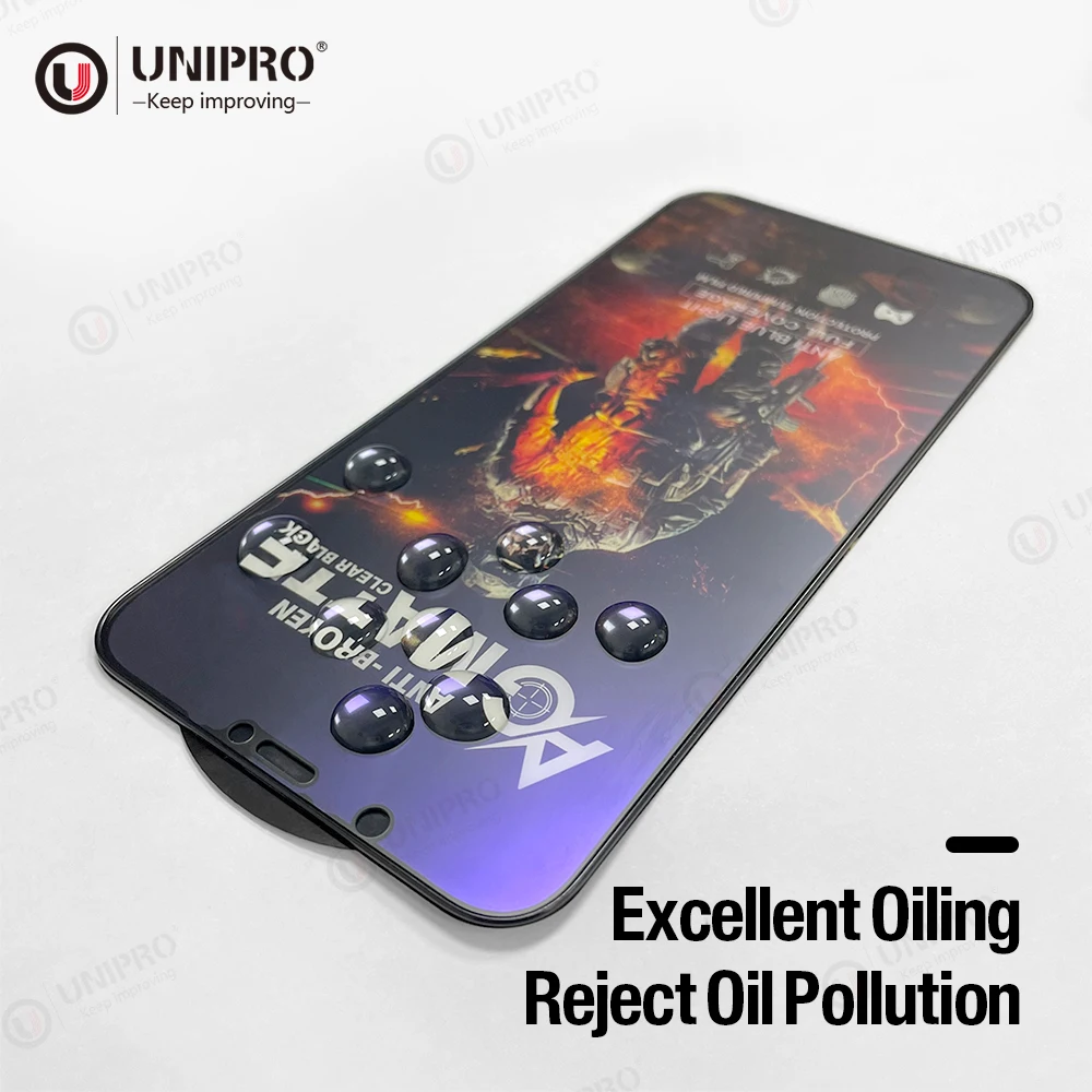 AG Silicone Airbag Anti-blue Matt Gaming Tempered Glass Screen Protective Film For Iphone 13 12 11 Pro Max Xr Xs Max 7 8 Plus