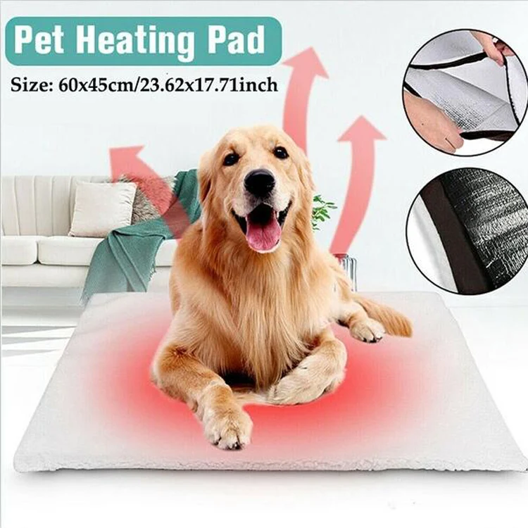 New Arrival Pet Self Heating Pad Thermal Dog Heated Pad Mat No Need Electricity Warmer Bed In Winter For Dogs and Cats