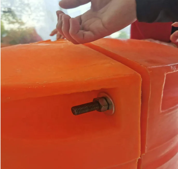 Custom size high quality plastic Rotational mold LLDPE HDPE Material with PU foam anti-UV  Marine water floating buoy