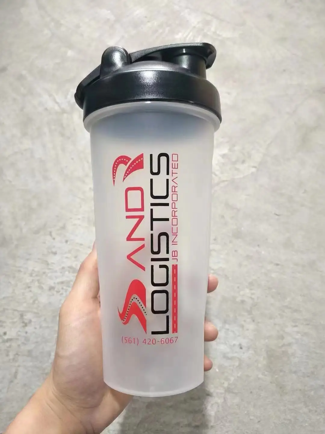 Wholesale BPA Free Plastic Shakers Cup Gym Blend Protein Shaker Bottle Blender with Mixer Ball