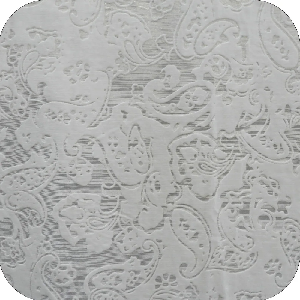 Silk rayon velvet, devore burn out PFD, Paisley Damask Dots Floral Abstract Designs