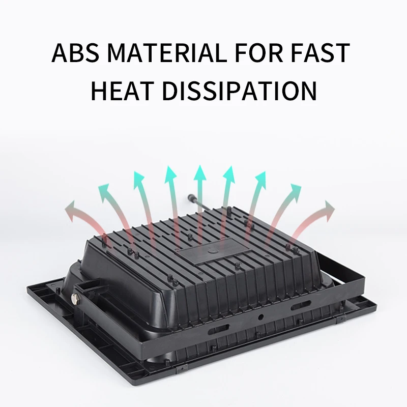 Solar Outdoor Lights Waterproof IP67 ABS Security Lights with Remote Control 25W 40W 60W 100W 200W Led Solar Flood Light Lamp