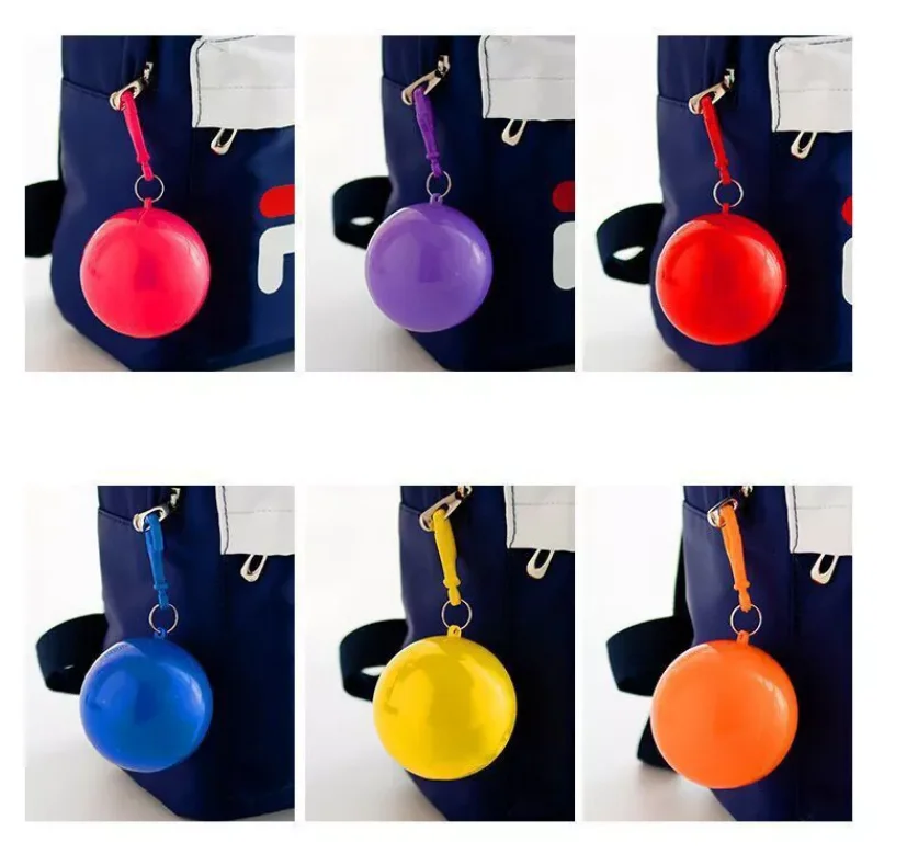 Fine Ocean Custom Personal Protective Equipment Disposable Rain Poncho Ball Raincoat