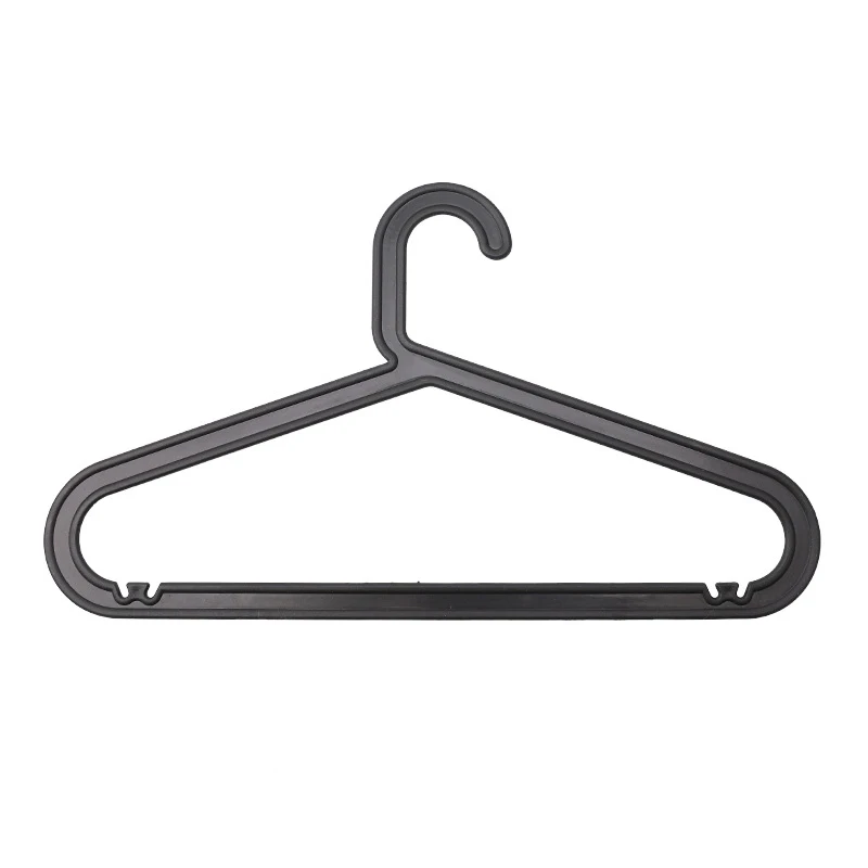 Wholesale Classic Flat Design Plastic Hangers Glossy Coat Jacket Cloths Hangers Classic Closet Space Shirts Hangers
