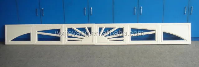 Foamed Garage Door With Plastic PVC Window Covers