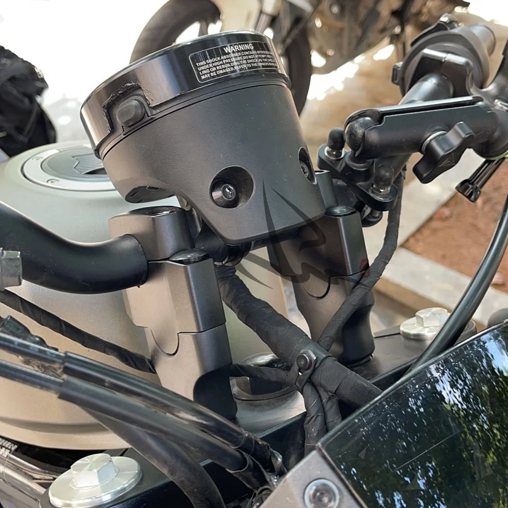 New Motorcycle Aluminum Handlebar Riser Bar Mount Handle Clamp Kit For Honda Rebel 1100 CMX 1100 2021 UP Parts