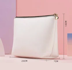 Blank plain canvas makeup bag kit cloth for brush organic cotton pouch makeup cosmetic bag private label eco friendly makeup bag