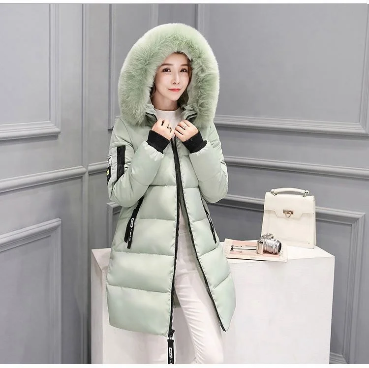 Popular Walson Down Jacket Womens 2022 New Large Fur Collar White Eiderdown Hooded Winter Coat.